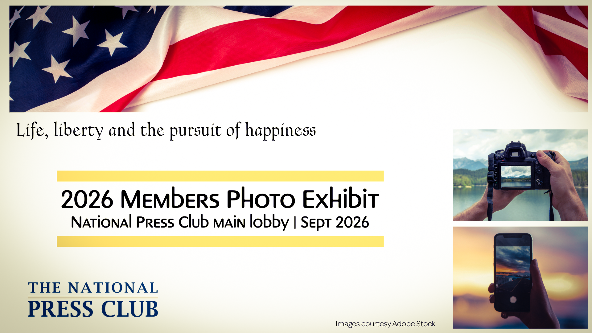 2026 National Press Club photo exhibit logo
